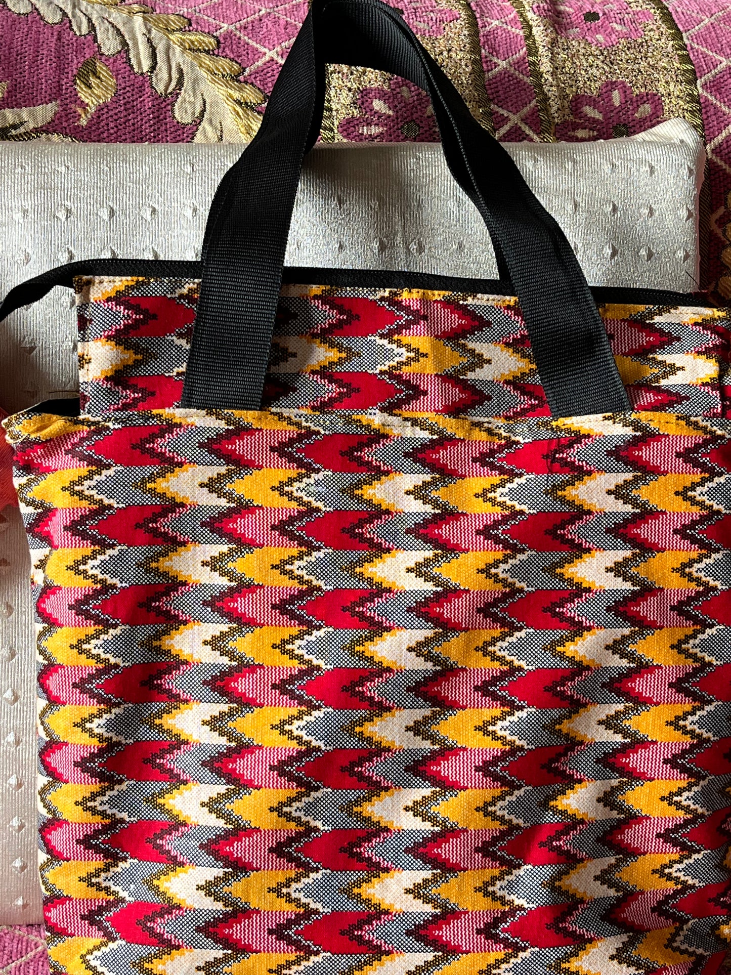 Handmade lunch bag / tote bag